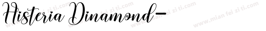 Histeria Dinamond字体转换